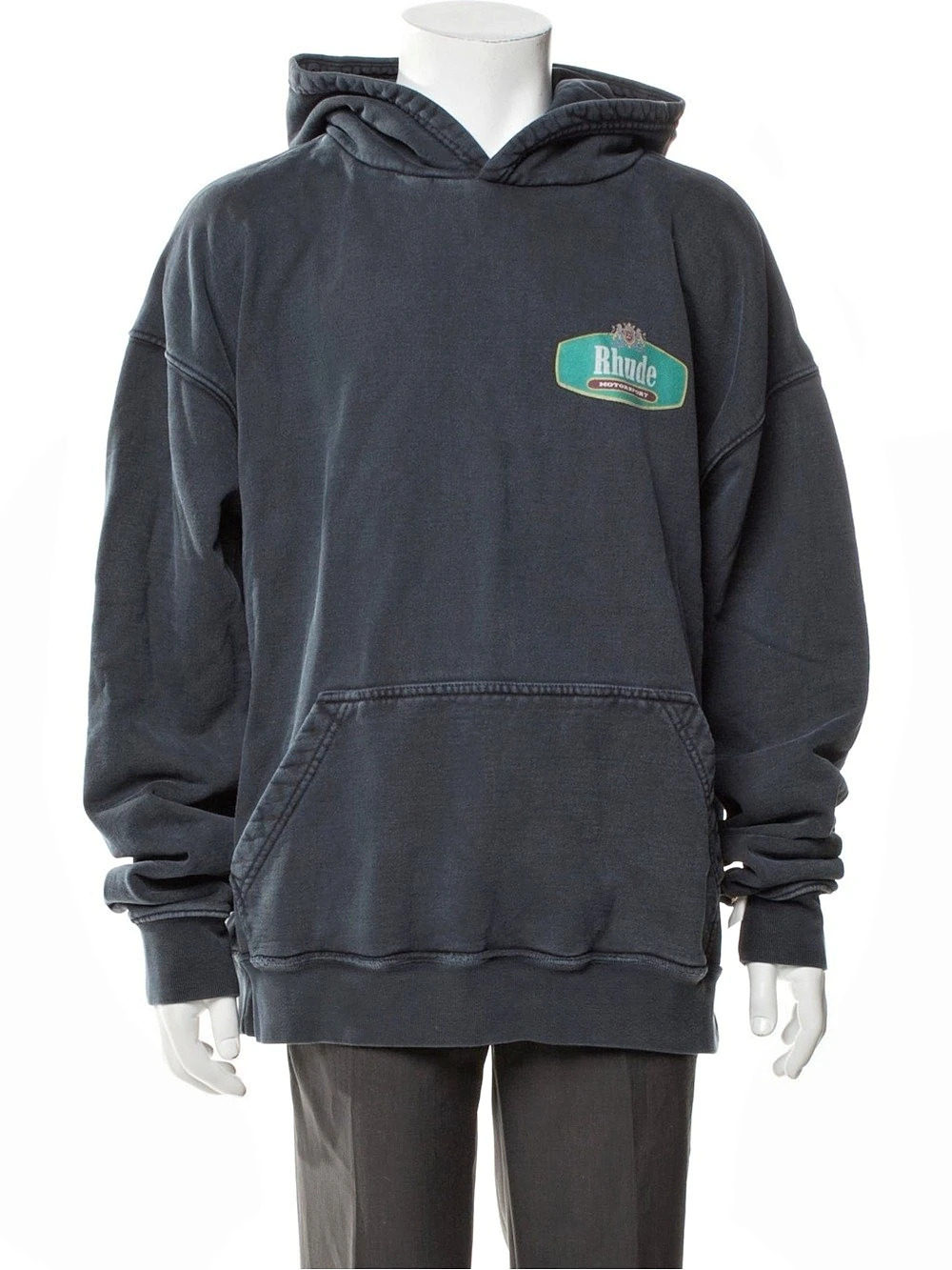 Rhude Motorsport Grand Prix De Monaco Hoodie Black Medium